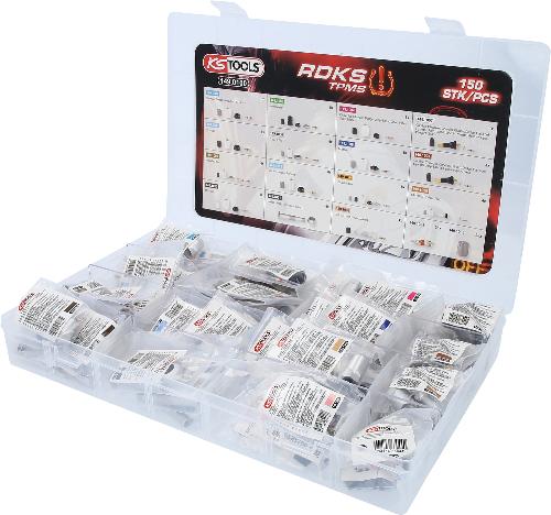 KS TOOLS RDKS / TPMS Service-Sortiment für Reifendruck-Kontrollsysteme, 150-tlg