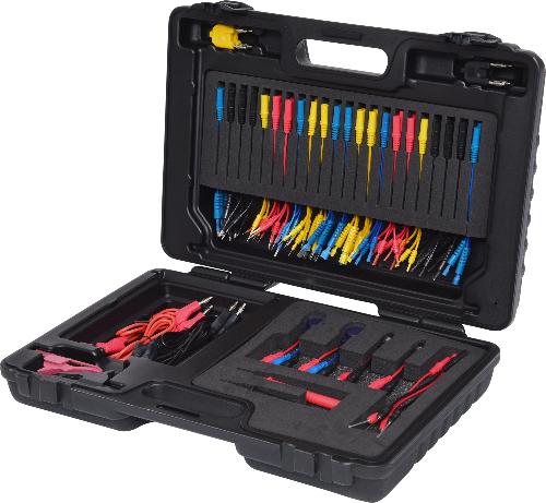 KS TOOLS 12/24V Master Diagnose Prüf- und Mess-Kabel-Satz, 92-tlg