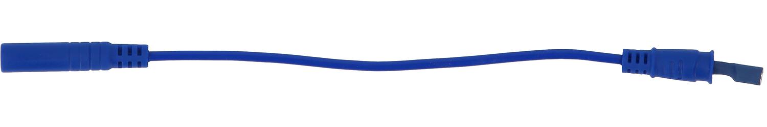 KS TOOLS 4,0 mm Eingangsbuchse auf 4,0 mm Prüfadapterbuchse rund (blau)