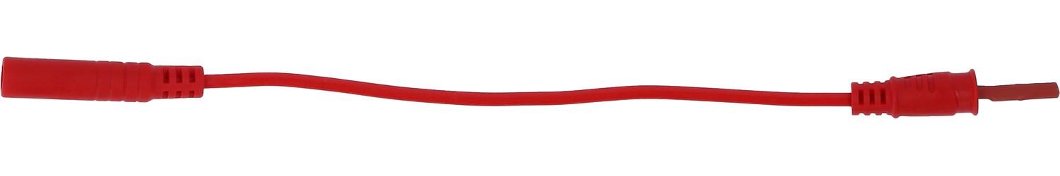 KS TOOLS 4,0 mm Eingangsbuchse auf 2,0 mm Prüfadapterbuchse rund (schwarz)