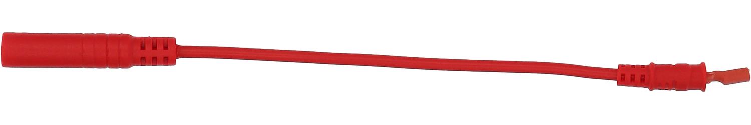 KS TOOLS 4,0 mm Eingangsbuchse auf 2,0 mm Prüfadapterbuchse flach (rot)