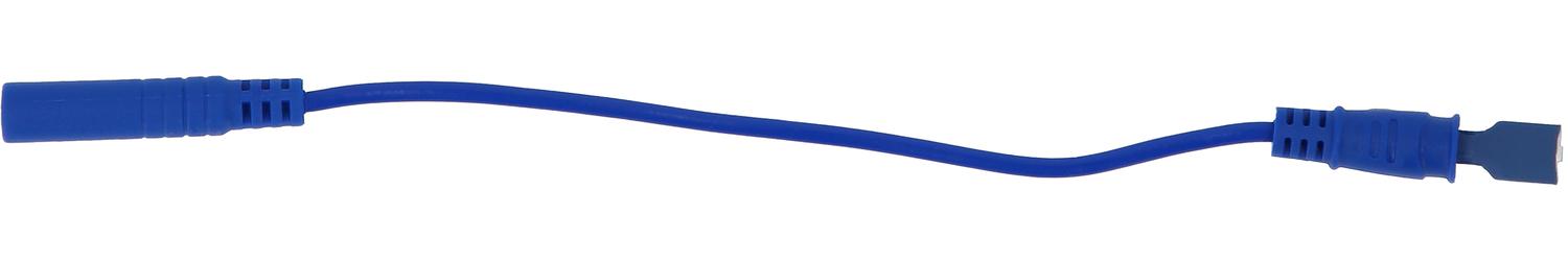 KS TOOLS 4,0 mm Eingangsbuchse auf 6,0 mm Prüfadapterbuchse flach (blau)