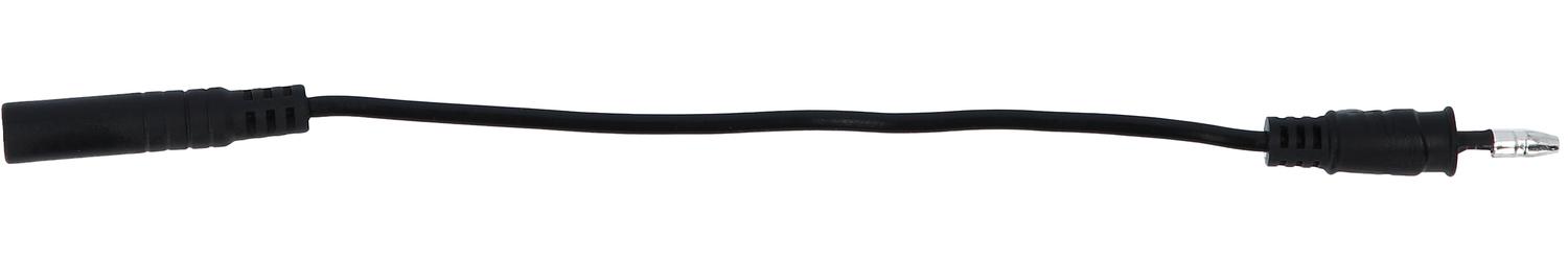 KS TOOLS 4,0 mm Eingangsbuchse auf 3,5 mm Prüfadapterstecker rund (schwarz)