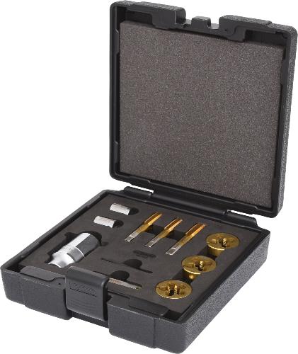 KS TOOLS 3/8" Gewindeschneid-Satz für Radmuttern- und Schrauben, 11-tlg