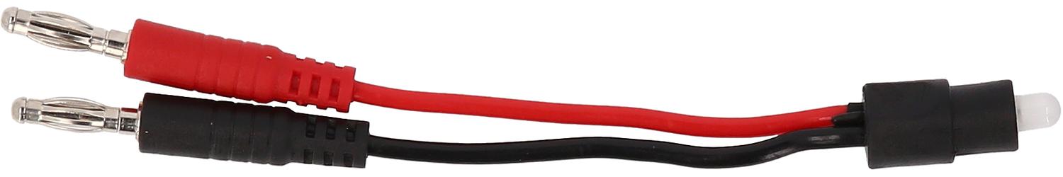 KS TOOLS Polaritätsprüfer mit 4,0mm Bananenstecker-Anschluss und Duo-LED