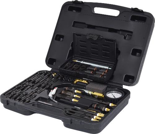 KS TOOLS Kompressionsprüfgerät-Satz für Dieselmotoren, 36-tlg