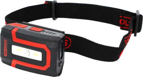 KS TOOLS eQiUltimateBEAM 2in1 Kopflampe/ Arbeitsleuchte 450 Lumen