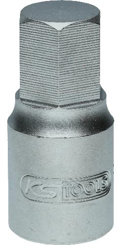 KS TOOLS 3/8" Öldienst-Bit-Stecknuss für Innensechskant-Schrauben, 14 mm