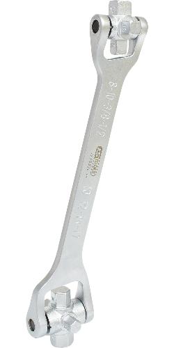 KS TOOLS 8 in 1 Öldienst-Schlüssel, 270 mm