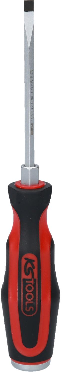 KS TOOLS ERGOTORQUEmax Schlitz-Schraubendreher, 5,5mm