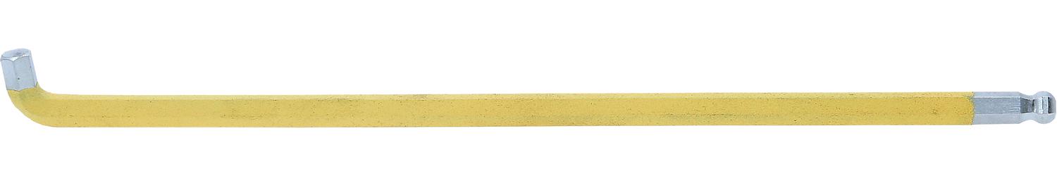 KS TOOLS Kugelkopf-Innensechskant-Winkelstiftschlüssel, XL, 6,0 mm, 108° abgewinkelt