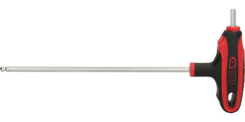 KS TOOLS T-Griff-Innensechskant-Kugelkopf-Schlüssel, 4mm