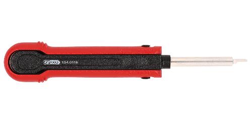 KS TOOLS Kabel-Entriegelungswerkzeug für Flachsteckhülsen 1,2 mm