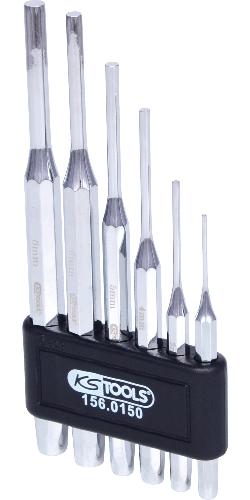 KS TOOLS Splintentreibersatz, hochglanz verchromt, 6-tlg