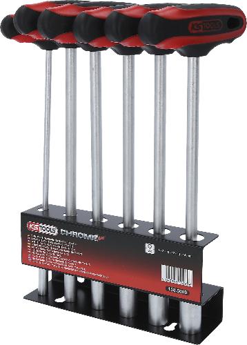 KS TOOLS T-Griff-Nussschraubendreher-Satz, 6-tlg, 6-14mm