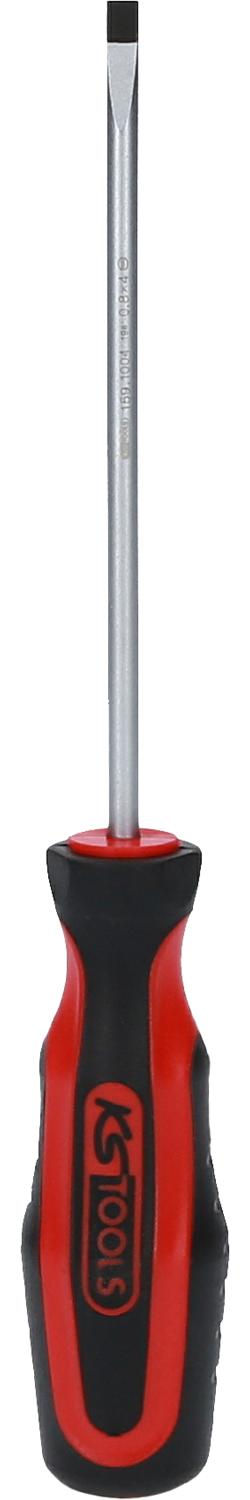 KS TOOLS ERGOTORQUEplus Schlitz-Schraubendreher, 4mm, 180mm lang