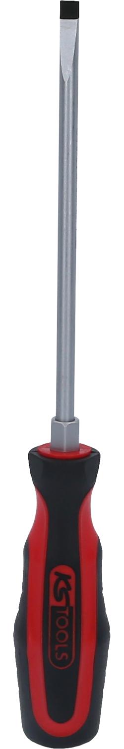 KS TOOLS ERGOTORQUEplus Schlitz-Schraubendreher, 6,5mm, 255mm lang