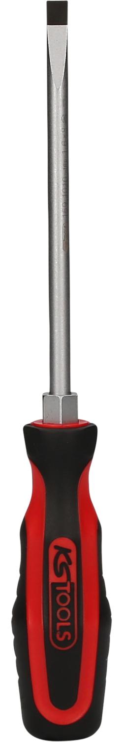 KS TOOLS ERGOTORQUEplus Schlitz-Schraubendreher, 8mm, 265mm lang
