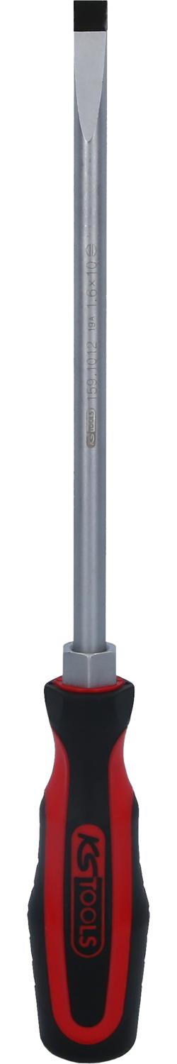 KS TOOLS ERGOTORQUEplus Schlitz-Schraubendreher, 10mm, 315mm lang