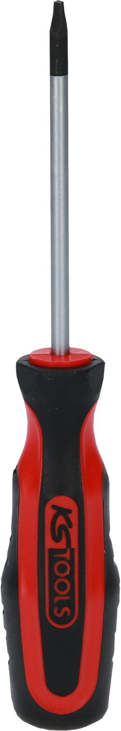 KS TOOLS ERGOTORQUEplus® Schraubendreher für Innenvierkantschrauben, #0, 155mm