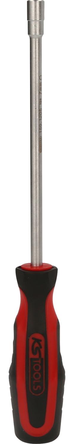 KS TOOLS ERGOTORQUEplus Stecknuss-Schraubendreher, 7mm