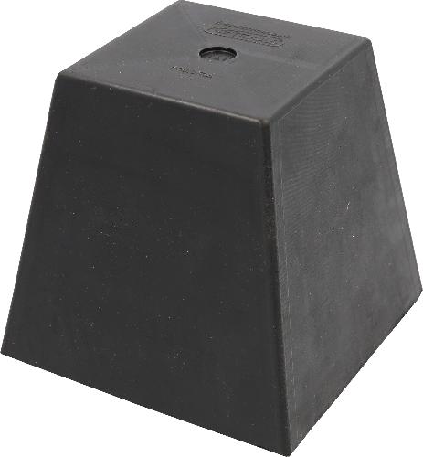 KS TOOLS Gummiauflage 22 für Hebebühnen, 150 x 150 x 140 mm