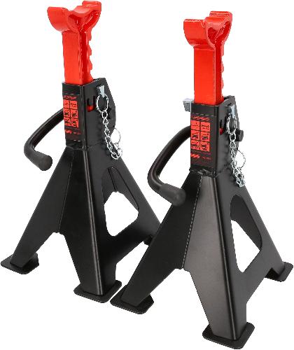 KS TOOLS performance Stahl-Unterstellbock mit Schnellverstellung, 2000 kg, paarweise