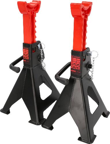 KS TOOLS performance Stahl-Unterstellbock mit Schnellverstellung, 3000 kg, paarweise