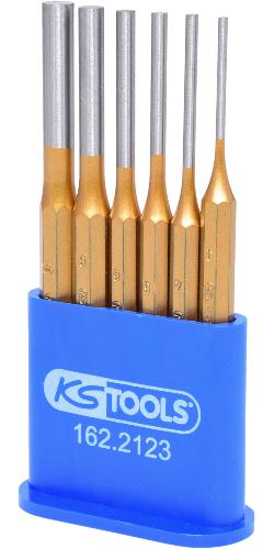 KS TOOLS Splintentreiber-Satz, 6-tlg  Ø3-4-5-6-8-10mm
