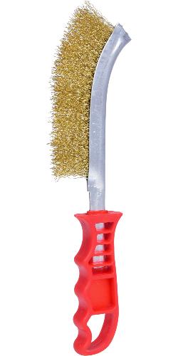 KS TOOLS Messingdraht-Allzweck-Drahtbürste, 250mm