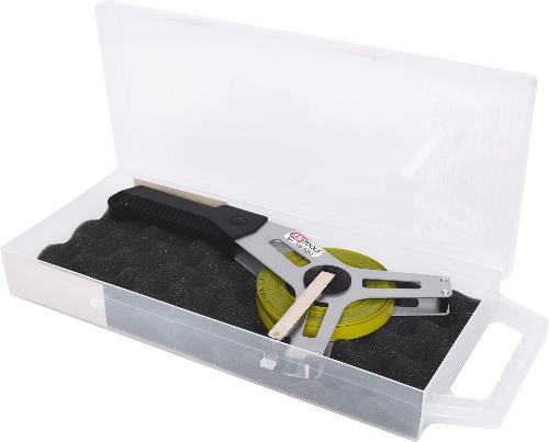 KS TOOLS Rahmenbandmaß mit gelbem Stahlband, 30m