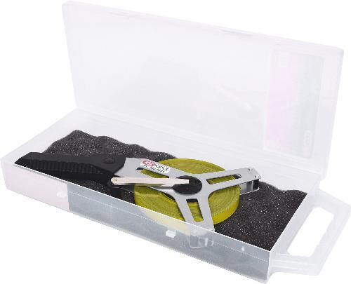 KS TOOLS Rahmenbandmaß mit gelbem Stahlband, 50m