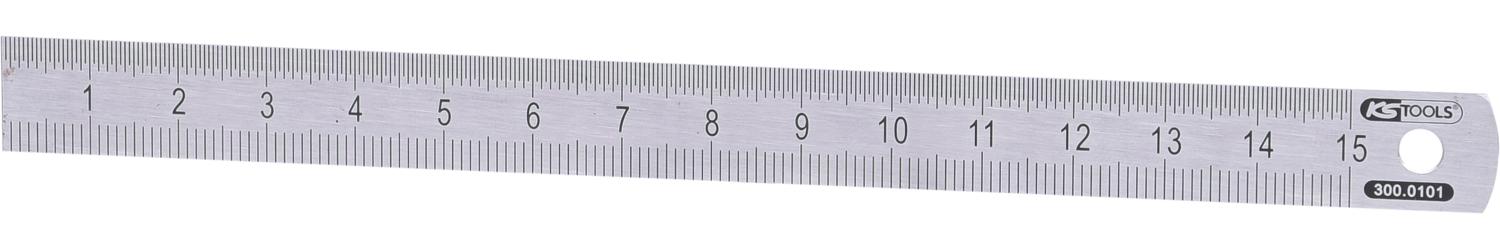 KS TOOLS Flexibler Stahlmaßstab, 150mm