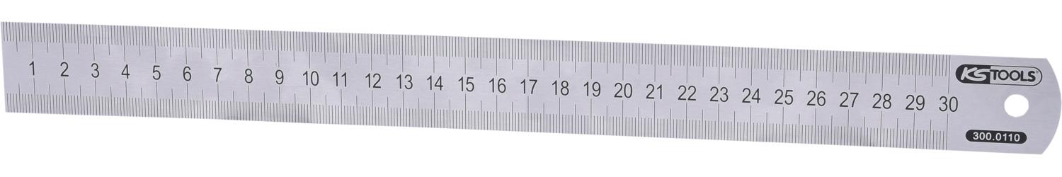 KS TOOLS Halbflexibler Stahlmaßstab, 300mm