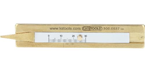 KS TOOLS Reifenprofil-Tiefenmesser 0 - 30 mm