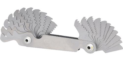 KS TOOLS Gewindelehre, Zollmaße, 22-tlg