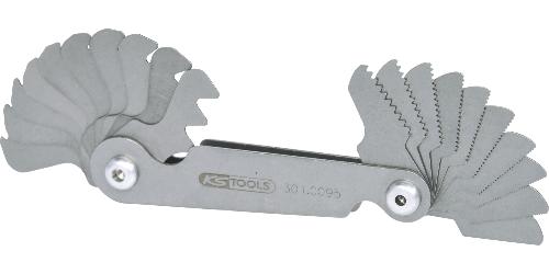 KS TOOLS Gewindelehre, metrisch, 12-tlg