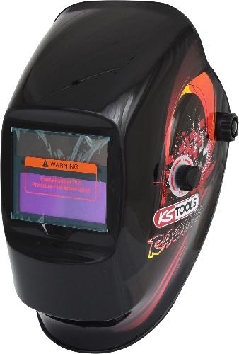 KS TOOLS Automatik-Schweißer-Schutzhelm, Racing Design