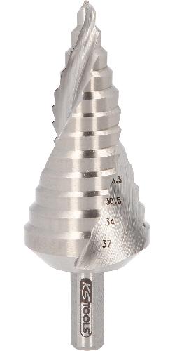 KS TOOLS HSS Stufenbohrer,Ø 6-37mm, 12 Stufen