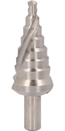KS TOOLS HSS Stufenbohrer,Ø 6-27,8mm, 8 Stufen