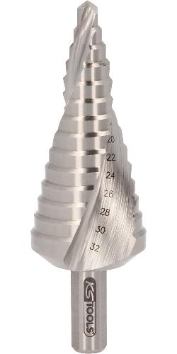 KS TOOLS HSS Stufenbohrer,Ø 6-32mm, 8 Stufen