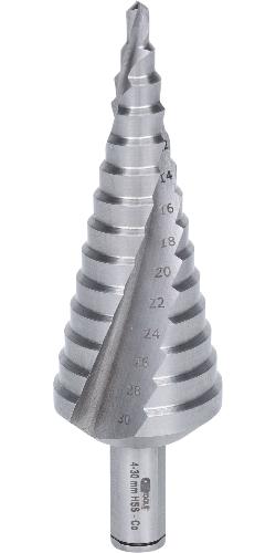 KS TOOLS HSS Co 5 Stufenbohrer,Ø 4-30mm, 14 Stufen