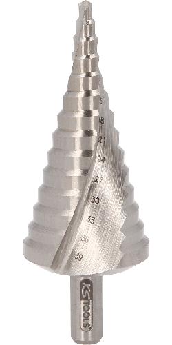 KS TOOLS HSS Co 5 Stufenbohrer,Ø 4-39mm, 13 Stufen
