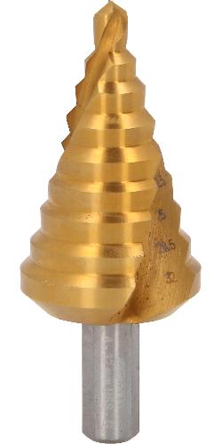 KS TOOLS HSS-TiN Stufenbohrer,Ø 6-32mm, 9 Stufen