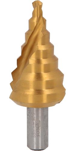 KS TOOLS HSS-TiN Stufenbohrer,Ø 5-28mm, 7 Stufen