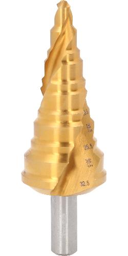 KS TOOLS HSS-TiN Stufenbohrer,Ø 7-32,5mm, 11 Stufen