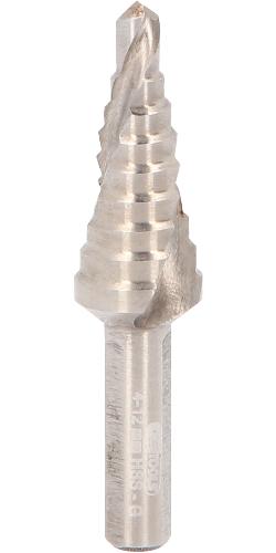 KS TOOLS HSS Stufenbohrer extra kurz,Ø 4-12mm, 9 Stufen