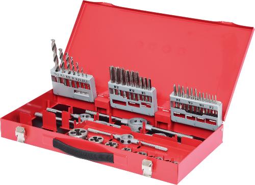 KS TOOLS HSS Gewindeschneidwerkzeug-Satz, 44-tlg