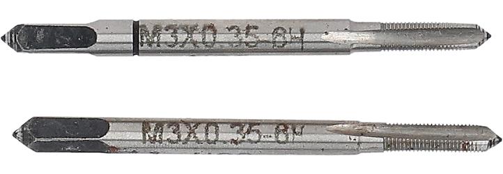 KS TOOLS HSS Handgewindebohrer-Satz MF, MF6x0,75, 2-tlg