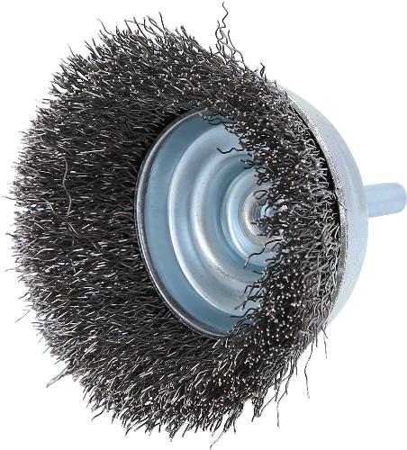 KS TOOLS Rostfreie Drahttopfbürste 0,3mm, Ø 65mm